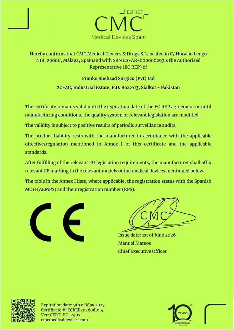 CE Mark Certificate 2026